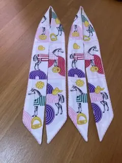 HERMES ツイリー 2本組 カレ・アン・ブックル - メルカリ