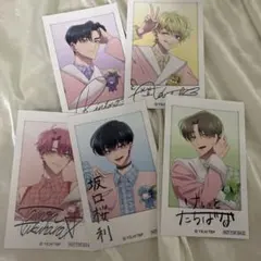 多聞くん F/ACE CAFE 特典 インスタントフォト風カード 5種セット 多聞くん F/ACE CAFE 特典 インスタントフォト風カード 5種セット