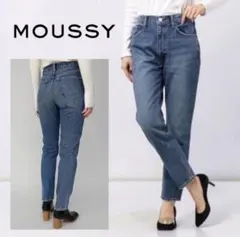 MOUSSY マウジー ハイウエスト テーパードデニム 2 赤耳 セルビッチのサムネイル