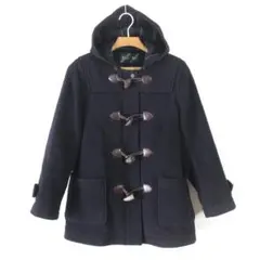 79【訳アリ】イーストボーイ ダッフルコート 9 ダークネイビー 濃紺 M 通学