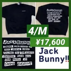 新品【ジャックバニー】メンズ　黒　長袖ウェア 4/M セーター トレーナー