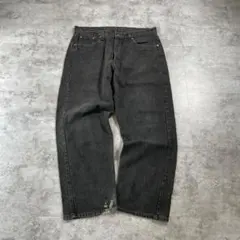 【実寸W37 L30】 levi's black リーバイス 503 569類型