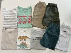 【まとめ売り】9点 プティマイン 西鉄電車 110㎝ 120㎝ Tシャツ半ズボン