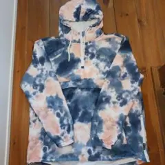 US古着☆アノラック☆パーカーライトアウター☆タイダイ染め☆L