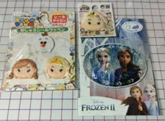 ディズニー　アナと雪の女王　ワッペン　セット　ツムツム