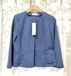 【新品・タグ付き】アリスバーリーノーカラージャケットのサムネイル
