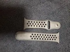 Apple Watch用ブラックグレーシリコンバンド　純正ナイキバンド40㎜