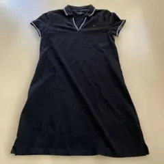 TOMMY HILFIGER ブラック ポロワンピース M