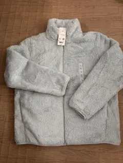 [新品未使用]UNIQLO ライトブルー フリースジャケット Lサイズ