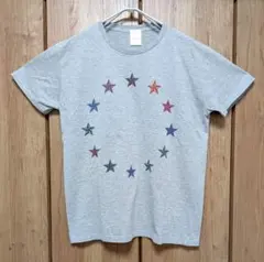 CAMBIOカンビオ★サークルスター半袖Tシャツ★グレー未着用品のサムネイル
