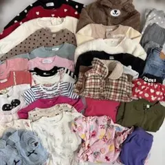 90.95まとめ売り 保育園着　女の子　甚平入り　40点