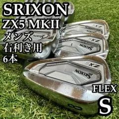中古 スリクソン ZX5 Mk2 アイアン ブラッククロム 5本セット ヘッド