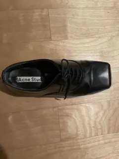 Acne Studios アクネ ポインテッドトゥ フラット 38 黒 - メルカリ