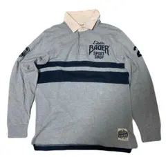 ぬ*う様 Eddie Bauer ラガーシャツ 20番 グレー