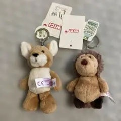 最終値下げ❣️新品NICI リス・ハリネズミ キーホルダー 10cmお値下げ不可！