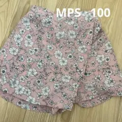 MPS 春色花柄キュロットスカート100cmピンクのサムネイル