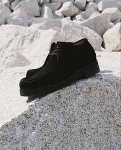 shiun】BLACK SUEDE MOCCASIN Sサイズ 完売品 - メルカリ