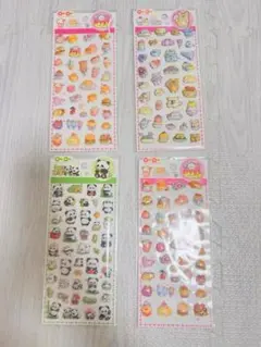 【新品未開封】ぷっくりシール 4種セット 新品未使用 ぷくぷくシール シール交換