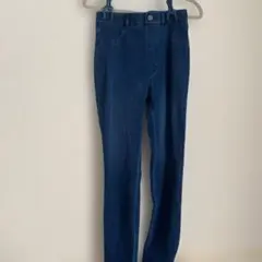 UNIQLO ヒートテックストレッチデニムパンツ Mサイズ ブルー