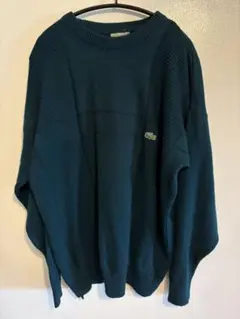 ラコステ ダークグリーン ニット セーター