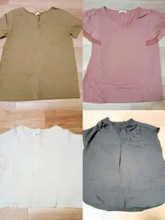 レディース トップス まとめ売り Tシャツ カットソー ブラウス 4点セット