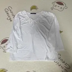 INGNI ホワイト Vネック カットソー M