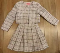 ケイトスペード フォーマル　ツイードセットアップ　120