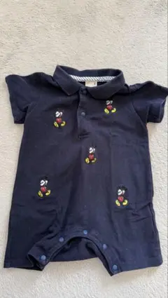 petitmain/ミッキー　半袖ロンパース　80サイズ