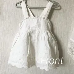 【最終値下げ】アプレレクール ビスチェワンピース 80cm