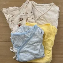 新生児用 肌着4点セット 50-60 コンビ肌着