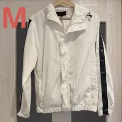 ウィンドブレーカー　アウター　Mサイズ　メンズ　レディース　白　ホワイト
