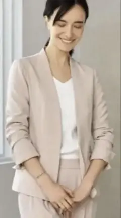 グリーンレーベルリラクシング　ノーカラージャケット　サイズ40