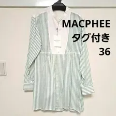 新品タグ付き マカフィー パッチワークシャーティング チュニック 
