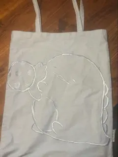 すみっコぐらし　とかげ　トートバッグ　ドローイング