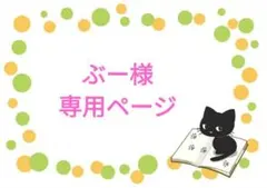 ぶー様専用ページです！
