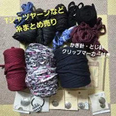 ズパゲッティ　編み物　Tシャツヤーン　ハンドメイド　バッグ