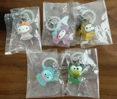 サンリオキャラクターズ めじるしアクセサリーBEST！てるてる坊主 5個セット
