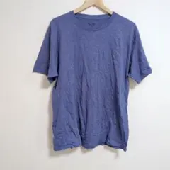 Champion チャンピオン 半袖 Tシャツ ブルー系【L】無地 シンプル