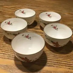 香蘭社　花柄茶器5個セット
