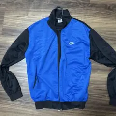 Nike ジップアップジャケット L 青/黒
