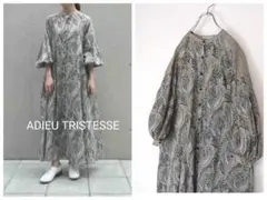 美品✨ADIEU TRISTESSE リバティプリント袖ギャザーワンピースのサムネイル