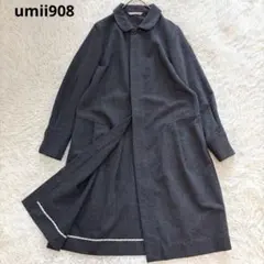 umii908】45R 太畝 コットン ダブル ピーコート 洗える 日本製 2 