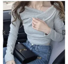 3wayドレープカシュクールトップスdk1261