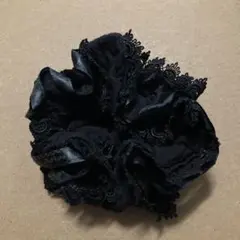 アレクサンドルドゥパリALEXANDRE DE PARIS ベルベットシュシュ黒