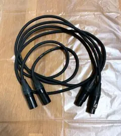 Hexa ケーブル XLR バランスケーブル 1.5m x2本 セット 金メッキ