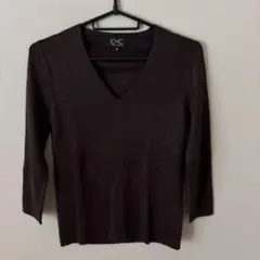 美品　COUP DE CHANCE ブラウン　ラメ　薄手　カーディガン　ニット