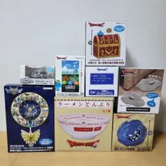 ドラゴンクエスト　8点　まとめ売り　赤い宝箱　ドアストッパー　ラーメンどんぶりのサムネイル