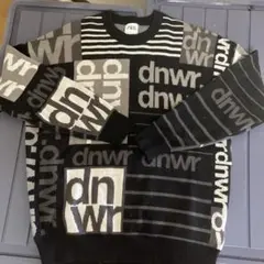 ZARA dnwr. ロゴ ニット セーター ブラック S(us size)