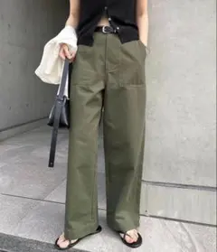 リリーさん限定⭐︎andme ベイカーパンツカーキ