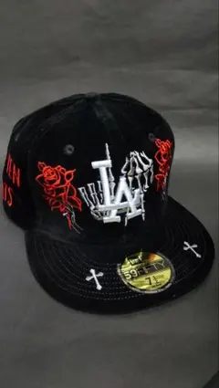 NEWERALAドジャース11hatsデザイナーズカスタムキャップブラック1/2